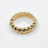 Twisted fashion ring
